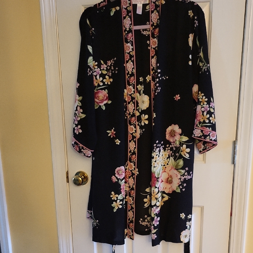 OSCAR dela Renta S/M Floral Robe